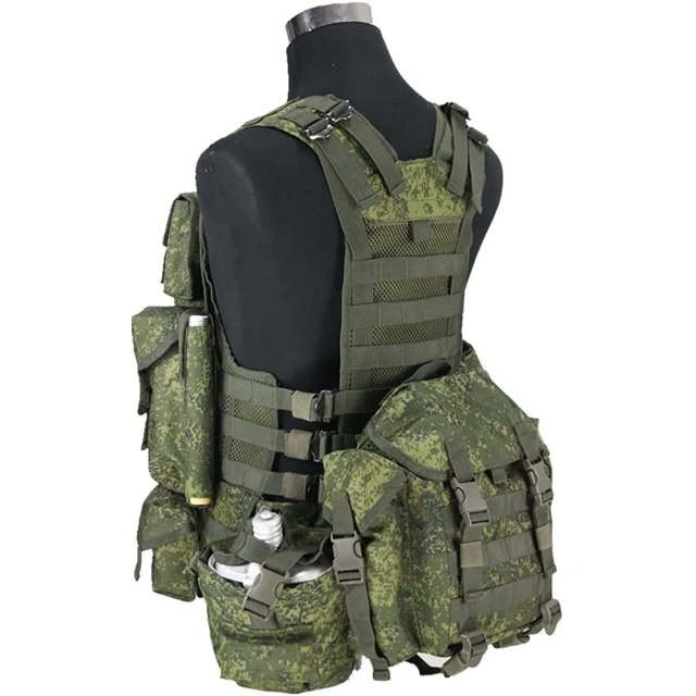 Hot Selling Wholesale Outdoors Lightweight Stab-proof Training Vest Senior Outdoors Security Training Thickened Vest  Quick Release Style Vest Training Chest Set outdoors Breathable Paintball Game vest