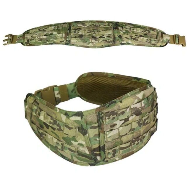 Adjustable Multi Functional Field Training Waist Belt with Nylon Soft Cushion Load-bearing Waist Belt  High Duty Outdoor Multifunctional Tactical Utility Duty Tactical Gear Kit for Outdoor Camping and Everyday Use Tactical Belt