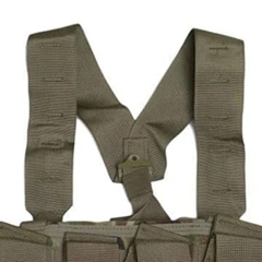 Adjustable Tactical Vest Detachable Tactical Molle Chest Rigs With Mag Pouch Tactical Recon Chest Rig Factory Direct Sales Tactical Chest Vest Rig Adjustable Tactical Chest Rig with Mag Pouches Tactical Chest Rig Bag