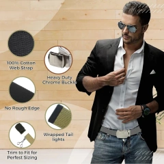 Wholesale Adjustable Training  Web Belt Wear-resistant Multifunctional Cotton Canvas Color Webbed Tactical Belt  Tactical Modular Equipment System Molded Duty Belt Set high density Material Flashlight Pouch Baton Holster Tactical Belt