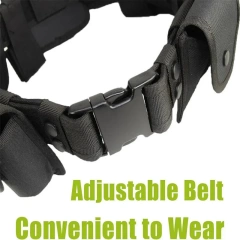 Multifunctional Security Belts High Density Waist Pack Hunting Utility Kit Duty Belt Tactical Training Belt Pouch Holster Bag   Breathable Ratchet Casual Golf Web Belt Jeans with Automatic Adjustable Buckle Tactical Nylon Men Waist Belt