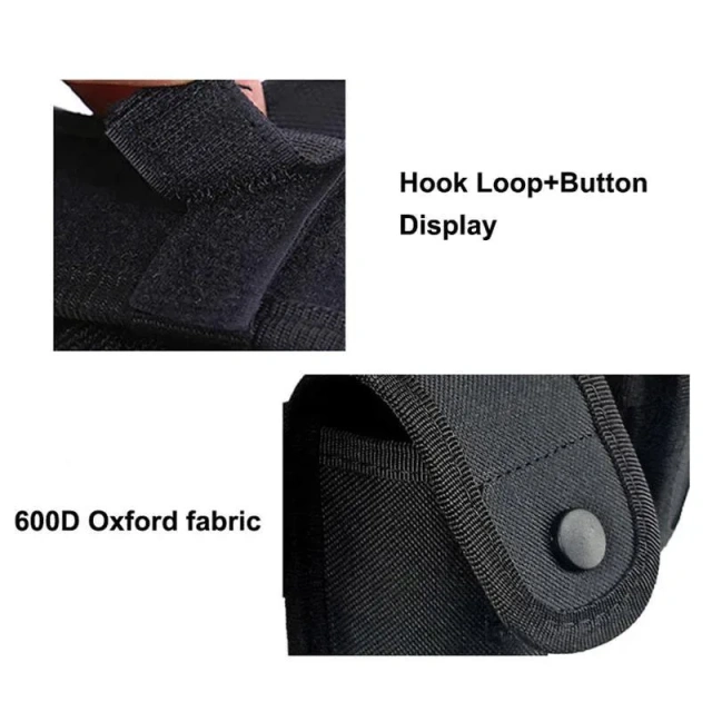 Adjustable Tactical Training Security Duty Belts Multifunctional Flashlight Pouch Sets Utility Belt Hunting Oxford Cloth Belt  Heavy Duty Wear-resistant Lightweight Metal Buckle Durable Tactical Belts Men Nylon Web Tactical Belt