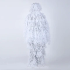 The Factory Wholesales Various Types Outdoor Ghillie Suit Snow Camouflage Clothing 3D Universal Camouflage Suits Hot Sale Kids 3D Camouflage Hunting Forest Woodland Ghillie Suit Camouflage Hunting Apparel