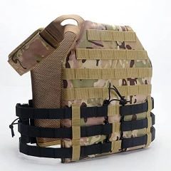 Tactical High-quality Durable Vest Quick Release Skeletal Mesh Wear-resistant Cummerbund Strap Side Tactical Belt  Wholesale Tactical Belt Waist Pack Outdoor Multi-functional Sport Game Mountaineering Casual Storage Bag Hunting Gear Belts