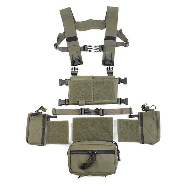 Customized Tactical Accessory Chest Rig Heavy Duty Tactical Harness Vest Rig Tactical Training Chest Rig Best Selling Tactical Pouches Chest Rig Heavy Duty Tactical Rig Bag for Chest Camo Tactical Rig Hunting Vest