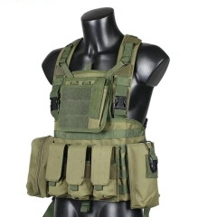 Good Quality Micro Tactical Chest Rig Multi-function Tactical Chest Rig Vest Outdoor Camouflage Harness Chest Rig  military Outdoor Tactical Vest Rig Pack Camouflage Tactical Chest Backpack Heavy Duty Tactical Rig for Chest