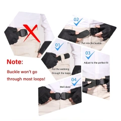 Durable High Quality Quick Release Tactical Belt Work Nylon Web Golf Belt with Heavy Duty Seat Belt Buckle  Lightweight Camping and Everyday Use Padded Patrol Belts Hunting Gadget Pouch Waist Bag Adjustable Outdoor Tactical Belt