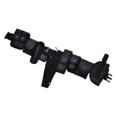 Multifunctional Security Training Belts Outdoor Tactical Training Utility Kit Duty Practical Belt with Pouch Supplies  Wear-resistant Lightweight Tactical Web Belt Casual Nylon Webbing with No Metal Buckle Tactical Training Web Belt