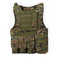 Assault Training Vest High Quality Tactical Equipment Vest for Training Outdoors Breathable Tactical Training Vest  Assault Harness Training Chest Vest for outdoors Breathable Paintball Sports Training equipment security vest