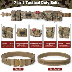 High Density Material Adjustable Outdoor Multifunctional Pockets Quick Release Tactical Heavy Duty Sport Enthusiasts Belt  Hot selling Breathable Waterproof Men Adjustable high-quality Nylon Release Durable Wear-resistant Tactical Belt
