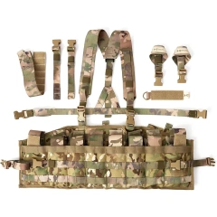 Top Selling Tactical Gear Training Chest Rig High Quality Tactical Rig for Chest Training Vest with Straps Wholesale Tactical Chest Rig with Multi-Pockets High Quality Tactical MOLLE Vest Tactical Micro Chest Rig