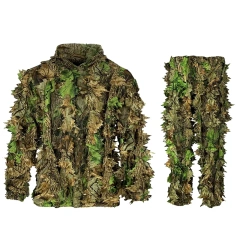 Outdoor Adventure Clothing Ghillie Suit for Men Hunting 3D Leaf Gillie Suit Camo Hunting Gillies Camo Hunting Suits Outdoor Adventure Clothing Ghillie Suit for Men Hunting 3D Leaf Gillie Suit Camo Hunting Gillies Camo Hunting Suits