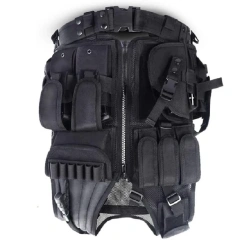 Training Vest Paintball Adjustable Soft Vest  Men Hunting Training Chest Rigs Training outdoors Breathable Paintball Holster Harness Bag Vest  Sports Training equipment Training Vest Fight Light Mini stab-proof Sports Training vest