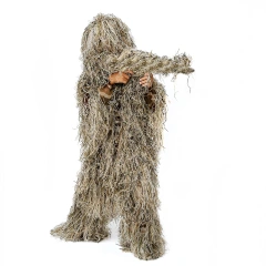 Children's Ghillie Suit for Outdoor Lightweight Breathable Ghillie Suit Jungle Hunting Camouflage Clothing The Factory Wholesales Various Types Outdoor Ghillie Suit Snow Camouflage Clothing 3D Universal Camouflage Suits