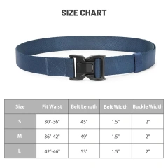 Training Durable Men Riggers Work Belts Nylon Web Quick Release Buckle Hiking Sports Training Duty Tactical Belt  Mountaineering Outdoor Tactical Utility Belt Versatile Security Modular Equipment System Molded Duty Belt Hunting Accessories