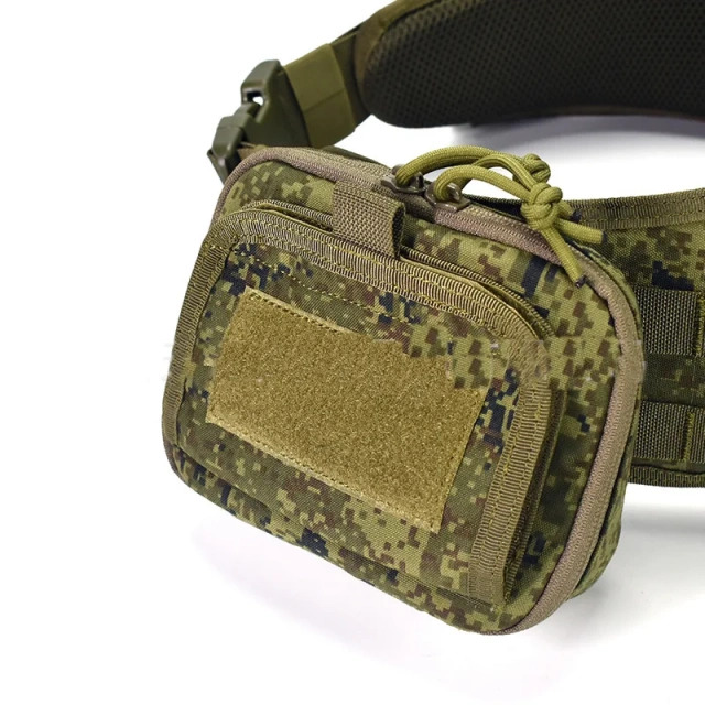 Outdoor Splash Proof Adjustable Waist Cover Set Waterproof Multifunctional Wear-resistant Waist Belt  Training Multifunctional Outdoor Tactical Heavy Duty Modular Equipment Belts High Duty Mountaineering Utility Belt with Pouches