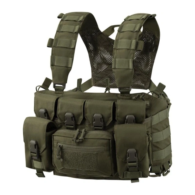 Hot Selling Camouflage Tactical Gears Chest Rig Good Quality Tactical Chest Rig Heavy Duty Tactical Chest Rig Vest Custom Tactical Chest Rig Vest Outdoor Tactical Training Chest Rig Vest with Pouch Bag Tactical Camouflage Chest Rig