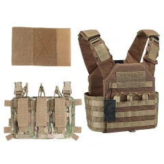 Wholesale Wear-resistant Outdoor Tactical Training Vest High Quality Hunting Training Vest Breathable Tactical Vest for Training  Training Chest Rig Carrier Chest Panel for outdoors Breathable Training Vest Adjustable outdoors Breathable Vest