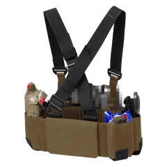 Multipurpose Tactical Chest Rig Elastic Tactical Chest Rig with Mag Pouch High Quality Tactical Chest Rig for Hunting Customized Outdoor Tactical Vest Rig High Quality Hunting Chest Rig Vest Tactical Chest Rig Pack Pouch