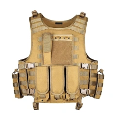 Wholesale Outdoors Breathable Tactical Hunting Vest Adjustable Training Vest High Quality Wear-resistant Tactical Vest  Training Quick Release Vest Double Wear-resistant lightweight stab-proof Sports Training Vest