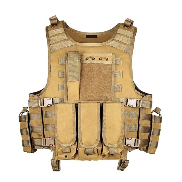 Wholesale Outdoors Breathable Tactical Hunting Vest Adjustable Training Vest High Quality Wear-resistant Tactical Vest  Training Quick Release Vest Double Wear-resistant lightweight stab-proof Sports Training Vest