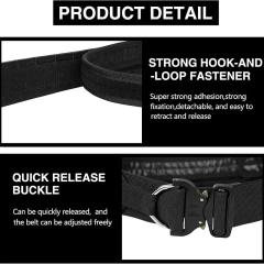 Wholesale Premium Durable Tactical Sport Enthusiasts Belt with Pouches High Density Security Duty Equipment Duty Belts  Breathable Training Adjustable Training durable Wear-resistant Fashionable Men's Nylon Ratchet Tactical Belts