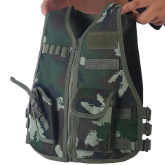 Wholesale Outdoor Fashionable Sports Camouflage Training Vest with Multi Pocket Wear-resistant Hiking Waistcoat  Hot selling Multifunctional Lightweight Training Vest Breathable Wear-resistant Vest