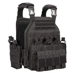High Quality Durable Tactical Training Vest Waterproof Wear-Resistant Training Hunting Vest Outdoor Tactical Vest for Training  Camo Training Outdoor Carrier Vest Adjustable Training durable outdoors security Training vest