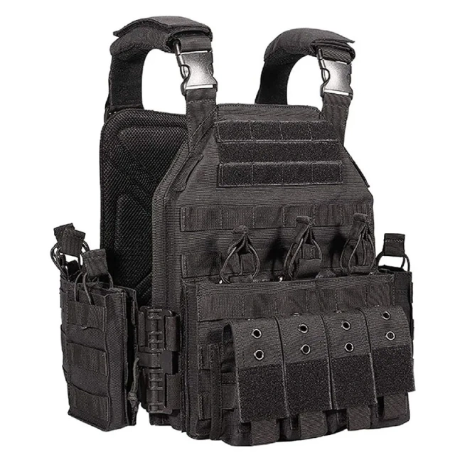 High Quality Durable Tactical Training Vest Waterproof Wear-Resistant Training Hunting Vest Outdoor Tactical Vest for Training  Camo Training Outdoor Carrier Vest Adjustable Training durable outdoors security Training vest