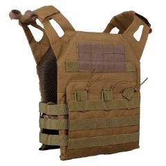 High Quality Nylon Training Vest Adjustable Tactical Vest for Unisex Adults Breathable Assault Training Vest  Wear-resistant outdoors Breathable Paintball Vest with Waist Belt Outdoor Training vest