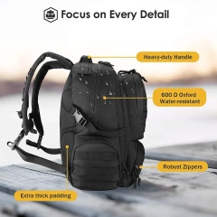 Practical Assault Pack Training Backpack Hiking Back packSpecial Military Backpack Military Training Tactical Military Bag Backpack  Tactical Sling Bag Practical Shoulder Sling Bag Tactical Range Bag
