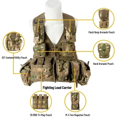 Customized Camo Tactical Gear Vest High Quality Hunting Training Vest Wear-Resistant Adults Tactical Vest for Assault  Training Vest Adjustable Quick Release Modular Splash-Proof Training Vest for Breathable Paintball Outdoor Training