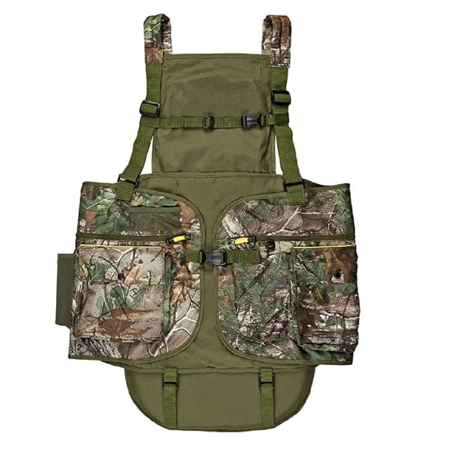 High Quality Camo Hunting Vest Durable Waterproof Tactical Vest Multifunctional Wear-Resistant Men Training Vest  Multifunctional durable Training Hunting Vest outdoors sports equipment Sports Vest