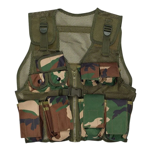 Wholesale Thickened Tactical Accessory Training Vest for High Quality Outdoors Hunting Vest Breathable Tactical Equipment Vest  Wear-resistant Adjustable Training Vest Detachable Hunting Mountaineering Outdoors Training Style Vest