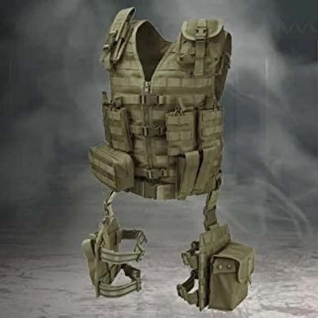 Wear-Resistant Lightweight Training Vest High Quality Durable Tactical Hunting Vest Waterproof Multifunctional Tactical Vest  Training sports Style Adaptive Vest Heavy Version Quick Release Breathable fashion Training Vest