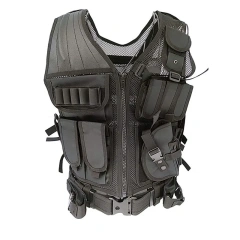 Hot Selling Ultra-Light Tactical Training Vest Assault Training Vest for Outdoor Breathable Sports Training Vest  Outdoor Hunting Fishing Outdoor Training Vest Adjustable Chest Set Game Protective Vest