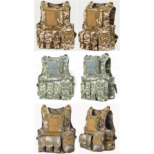 Hot Selling Hunting Tactical Vest Outdoors Breathable Hunting Vest High Quality Tactical Training Vest  Hot selling Breathable Training Chest Rig Vest Outdoor waterproof multifunctional Vest
