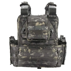 Best Selling Adjustable Tactical Training Vest Breathable Tactical Vest for Outdoors High Quality Tactical Assault Vest  Training Vest Modular assault Training Weight Adjustable Breathable 3D Mesh Liner security vest