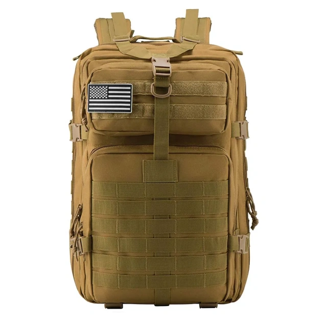 Practical Assault Backpack 45 Litre Large Capacity Backpack Training Field Backpack Practical Military Training Backpack Bug out Bag Rucksack Tactical Military Backpack