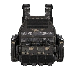Hot Selling Lightweight Outdoors Training Vest Breathable Training Tactical Vest High Quality Tactical Vest for Hunting  Outdoor Training outdoors Breathable multifunctional Paintball Vest with Waist Belt