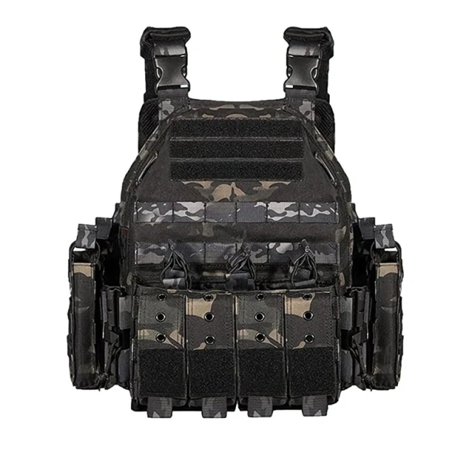 Hot Selling Lightweight Outdoors Training Vest Breathable Training Tactical Vest High Quality Tactical Vest for Hunting  Outdoor Training outdoors Breathable multifunctional Paintball Vest with Waist Belt