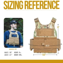 Training Vest and Chest Rig Training Chest Rig for Paintball Training Hiking Customized Outdoor Sports Gear Tactical Molle Vest Pouch Bag Carrier Heavy Duty Camouflage Tactical Chest Rig