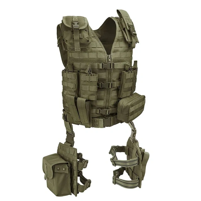 Wear-Resistant Lightweight Training Vest High Quality Durable Tactical Hunting Vest Waterproof Multifunctional Tactical Vest  Training sports Style Adaptive Vest Heavy Version Quick Release Breathable fashion Training Vest