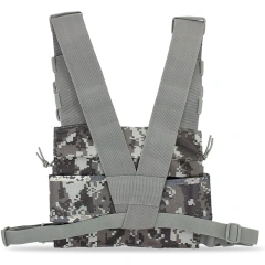 Traveling Lightweight Stab-proof Biking Vest Fashion Radio Chest Harness Chest Front Pack Pouch Holster Hiking Vest  high-quality Multifunctional Adaptive Vest Heavy Version Quick Release Training Vest