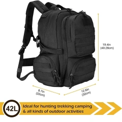 Practical Assault Pack Training Backpack Hiking Back packSpecial Military Backpack Military Training Tactical Military Bag Backpack  Tactical Sling Bag Practical Shoulder Sling Bag Tactical Range Bag