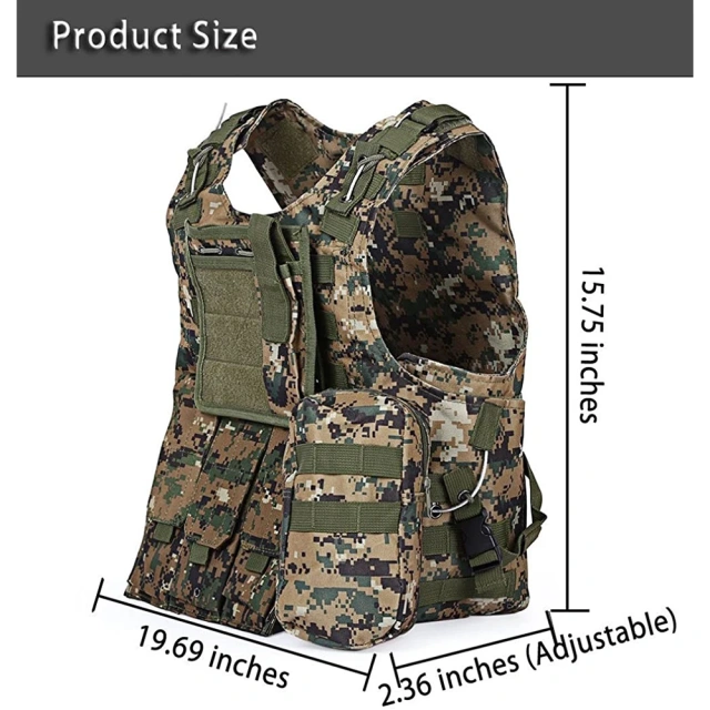Hot Selling Hunting Tactical Vest Outdoors Breathable Hunting Vest High Quality Tactical Training Vest  Hot selling Breathable Training Chest Rig Vest Outdoor waterproof multifunctional Vest