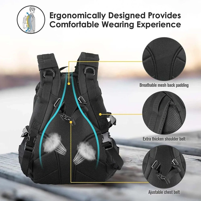 Practical Assault Pack Training Backpack Hiking Back packSpecial Military Backpack Military Training Tactical Military Bag Backpack  Tactical Sling Bag Practical Shoulder Sling Bag Tactical Range Bag