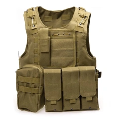 Hot Selling Hunting Tactical Vest Outdoors Breathable Hunting Vest High Quality Tactical Training Vest  Hot selling Breathable Training Chest Rig Vest Outdoor waterproof multifunctional Vest