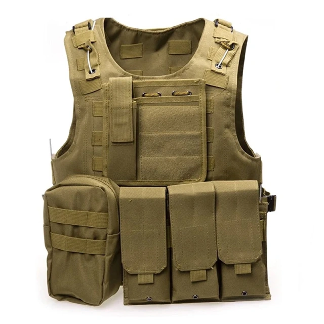 Hot Selling Hunting Tactical Vest Outdoors Breathable Hunting Vest High Quality Tactical Training Vest  Hot selling Breathable Training Chest Rig Vest Outdoor waterproof multifunctional Vest
