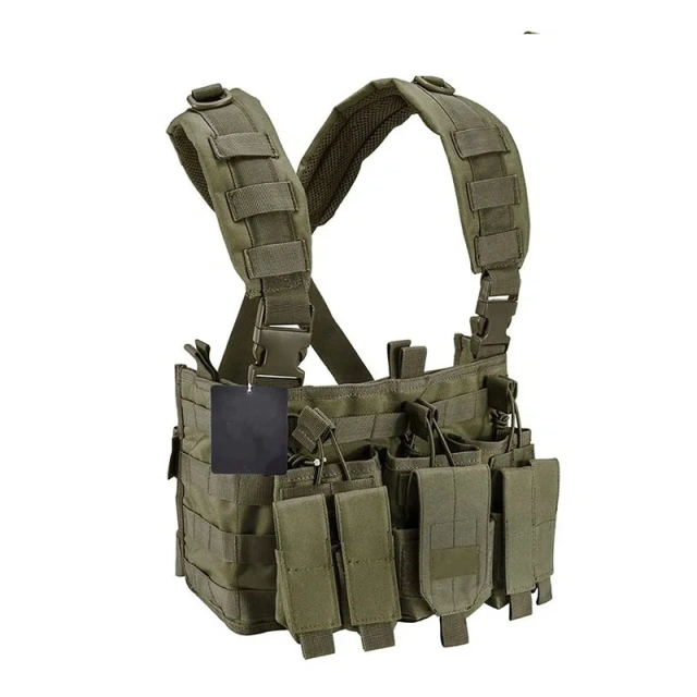 Hot Selling Multifunctional Training Chest Rig Top Quality Tactical Vest Outdoor Tactical Vest for Hunting  high-quality Training outdoors Breathable Vest Adjustable Modular stab-proof security vest